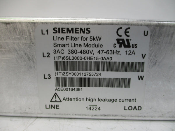 SIEMENS 6SL3000-0HE15-0AA0 380-480V 12A NSMP