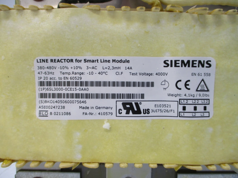 SIEMENS 6SL3000-0CE15-0AA0 380-480VAC 14A NSMP