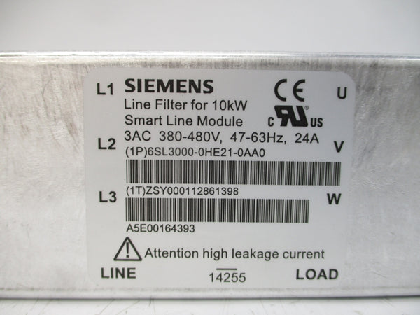 SIEMENS 6SL3000-0HE21-0AA0 380-480VAC 24A NSMP