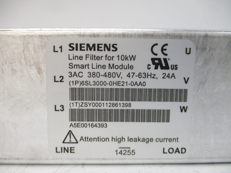 SIEMENS 6SL3000-0HE21-0AA0 380-480VAC 24A NSMP