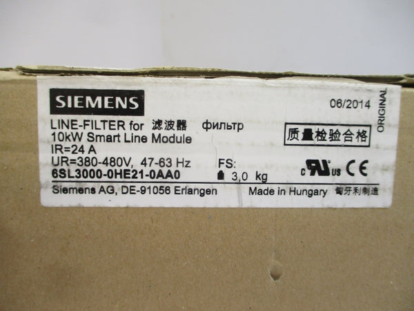 SIEMENS 6SL3000-0HE21-0AA0 380-480VAC 24A NSMP