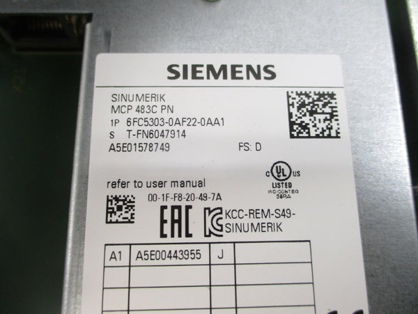 SIEMENS 6FC5303-0AF22-0AA1 NSMP