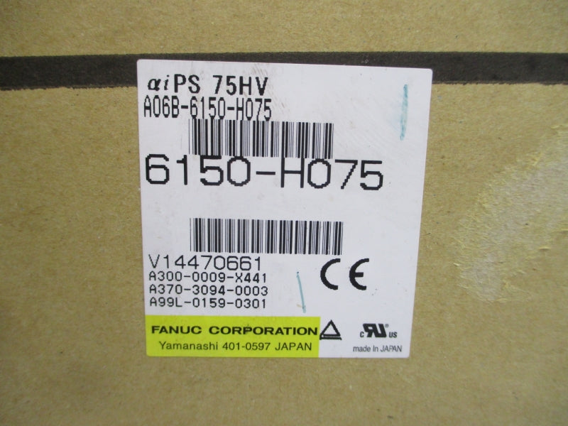 FANUC A06B-6150-H075 400-480V 154A NSMP