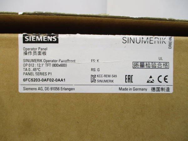 SIEMENS 6FC5203-0AF02-0AA1 NSMP