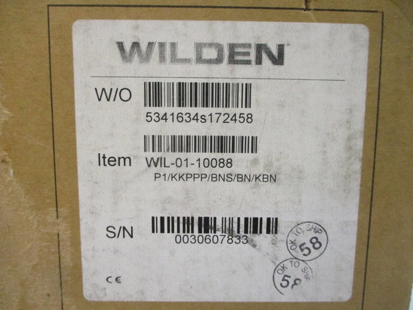 WILDEN WIL-01-10088 P1/KKPPP/BNS/BN/KBN 125PSI NSMP