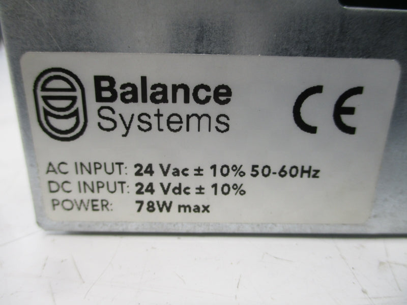 BALANCE SYSTEMS B605321 24VAC NSNP