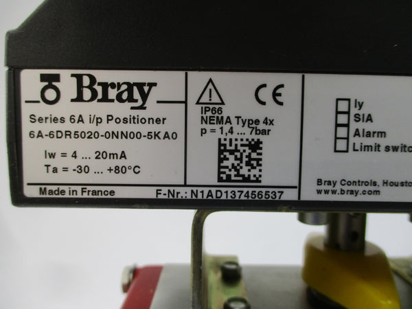 BRAY CONTROLS 416SS 125#/150# 92-0830-11300-532 6A-6DR5020-0NN00-5KA0 SERIES 30 140PSI 3" NSNP