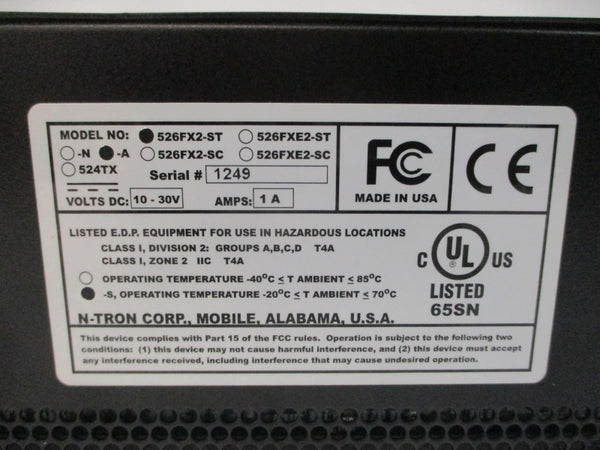 N-TRON 526FX2-ST-A-S 10-30VDC 1A NSNP