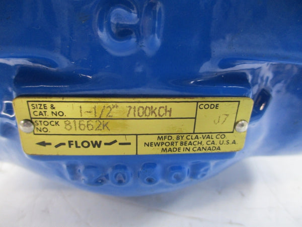 CLA-VAL 7100KCH 81662K 1-1/2" NSNP