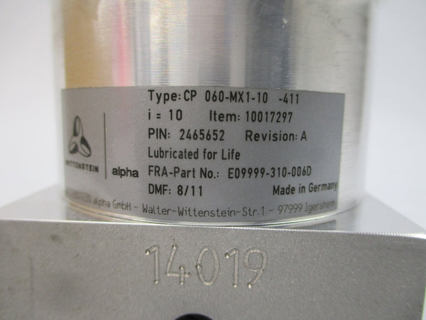 WITTENSTEIN CP060-MX1-10-411 10017297 NSMP