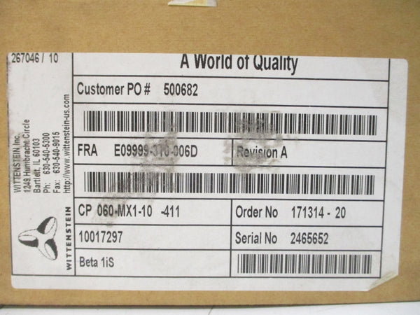 WITTENSTEIN CP060-MX1-10-411 10017297 NSMP