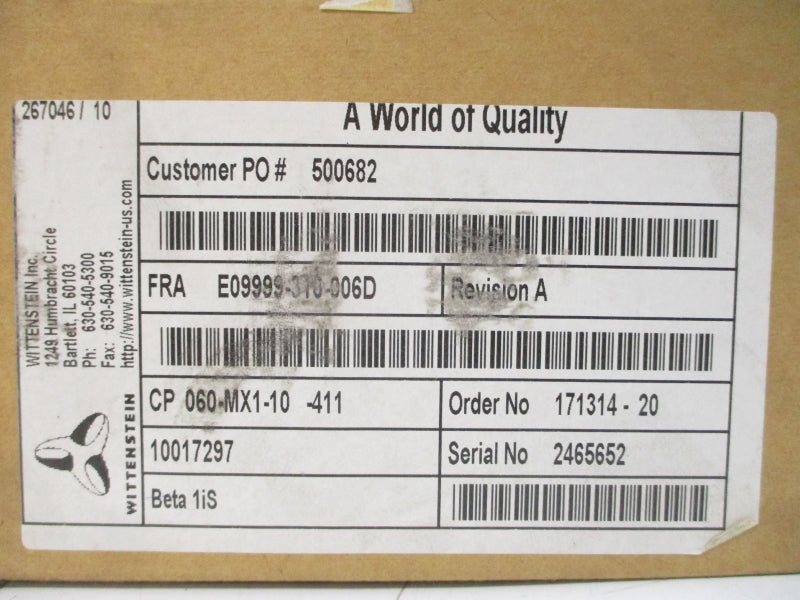 WITTENSTEIN CP060-MX1-10-411 10017297 NSMP