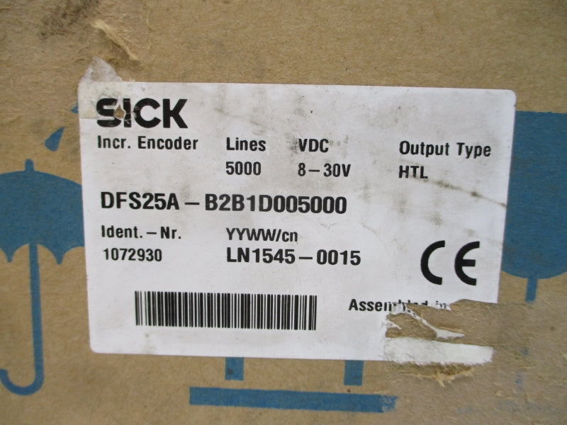 SICK DFS25A-B2B1D005000 1072930 8-30V NSMP