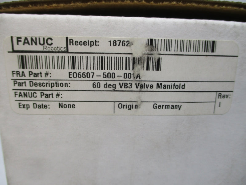 FANUC EO6607-500-001A REV. I NSMP