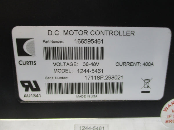 CURTIS 166595461 1244-5461 36-48VDC 400A NSNP