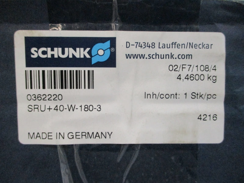 SCHUNK SRU+40-W-180-3 NSMP