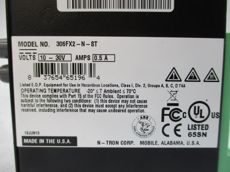 N-TRON 306FX2-N-ST 10-30V 0.5A NSMP