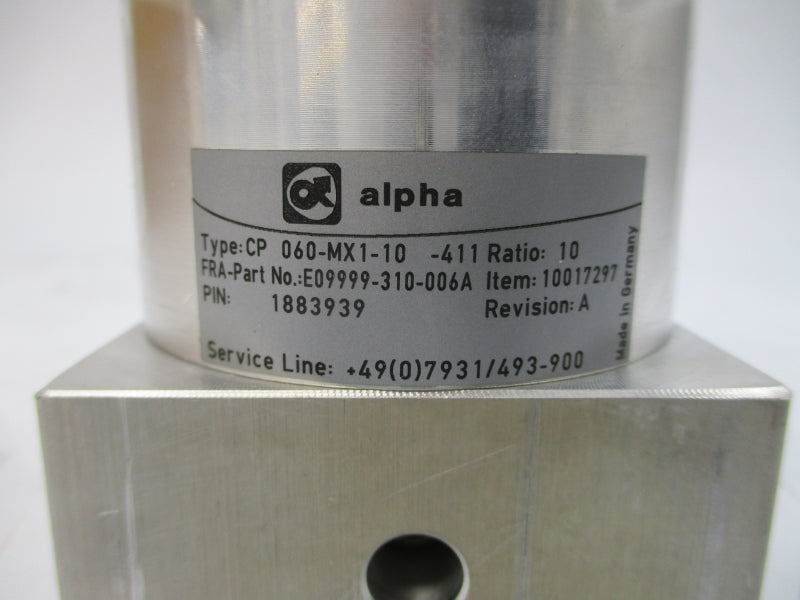 ALPHA CP060-MX1-10-411 E09999-310-006A NSMP