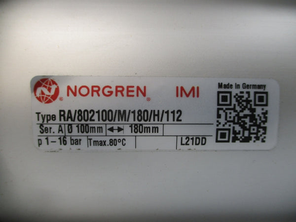 IMI NORGREN RA/802100/M/180/H/112 NSNP
