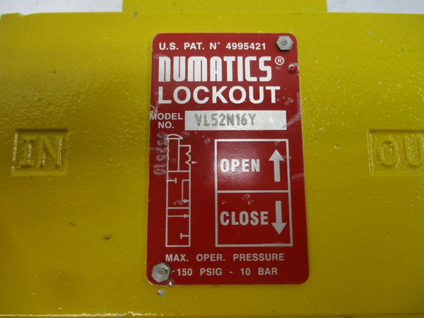 NUMATICS VL52N16Y 150PSI NSNP