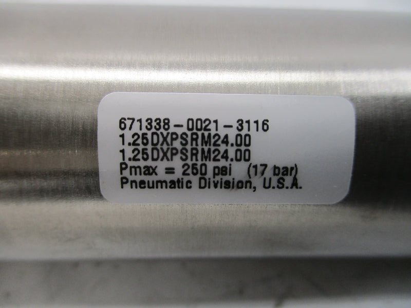 PARKER 671338-0021-3116 1.25DXPSRM24.00 250PSI NSNP