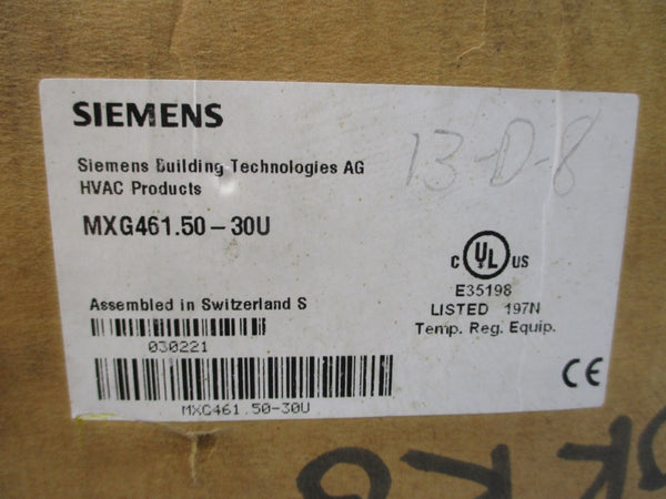 SIEMENS MXG461.50-30U 24VDC NSMP