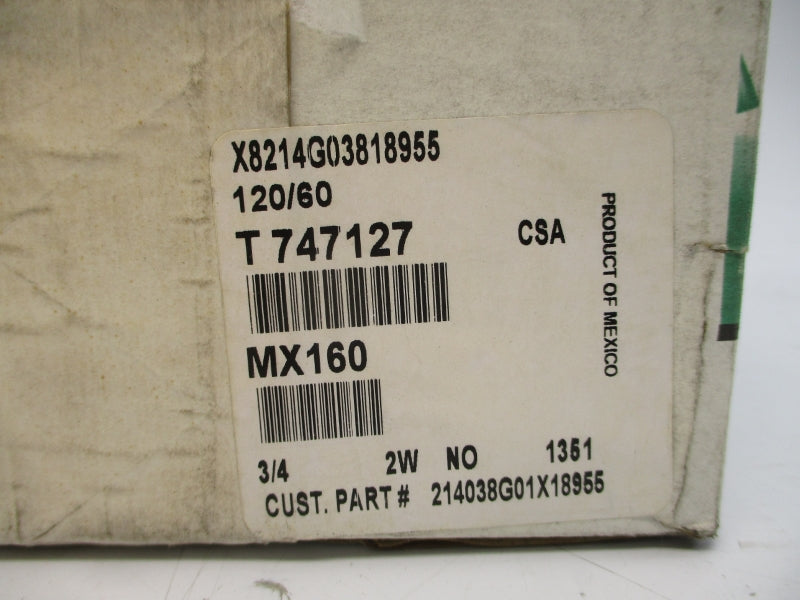 ASCO 8214G03818955 120V 5PSI 3/4" NSMP