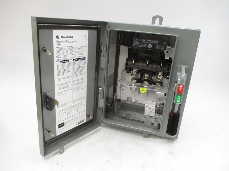 ALLEN BRADLEY 1494G-BF3J6-412-414 SER. 1 240/480VAC 30A (BR/WH) NSMP