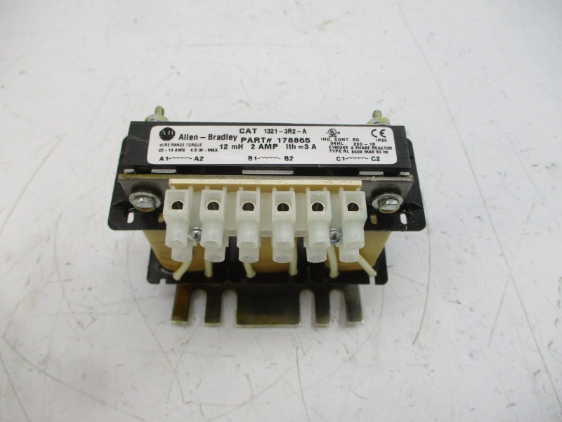 ALLEN BRADLEY 1321-3R2-A SER. A 600V 2A (BR/WH) NSMP