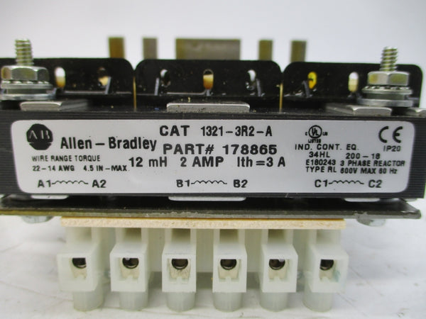 ALLEN BRADLEY 1321-3R2-A SER. A 600V 2A (BR/WH) NSMP
