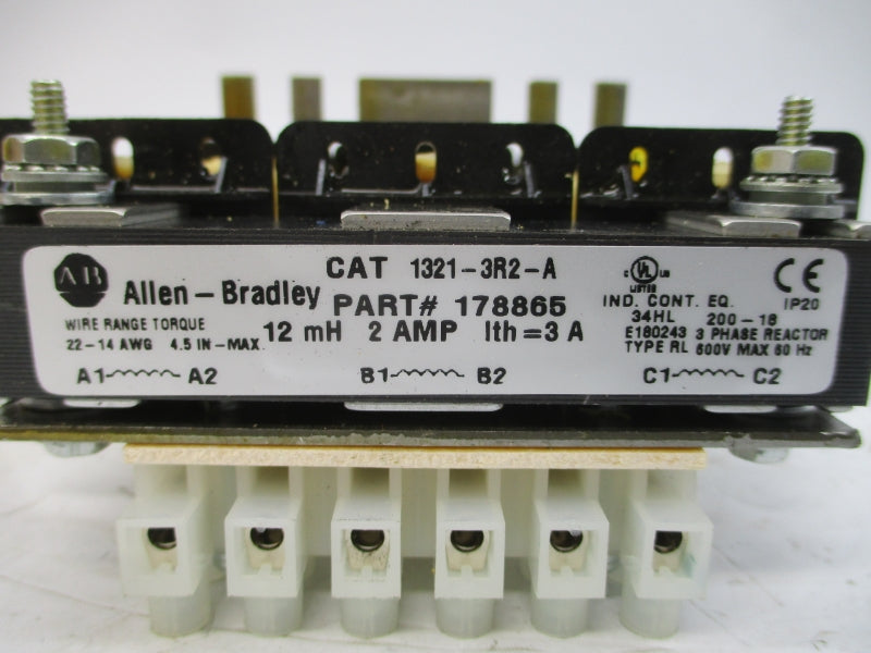ALLEN BRADLEY 1321-3R2-A SER. A 600V 2A (BR/WH) NSMP