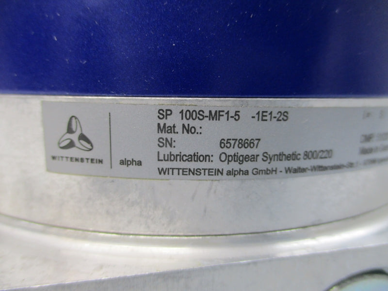 WITTENSTEIN SP100S-MF1-5-1E1-2S NSNP