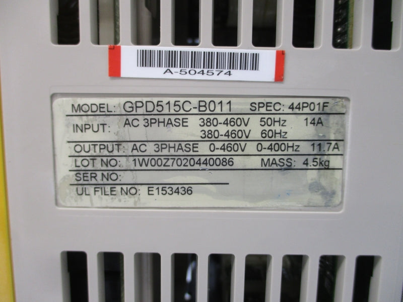 P&H GPD515C-B011 380-460VAC 14A UNMP