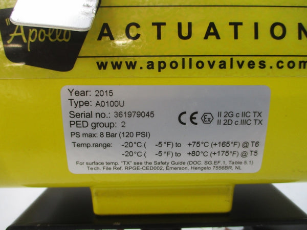 XOMOX SC60708 W/ APOLLO A0100U 200PSI 1" NSNP