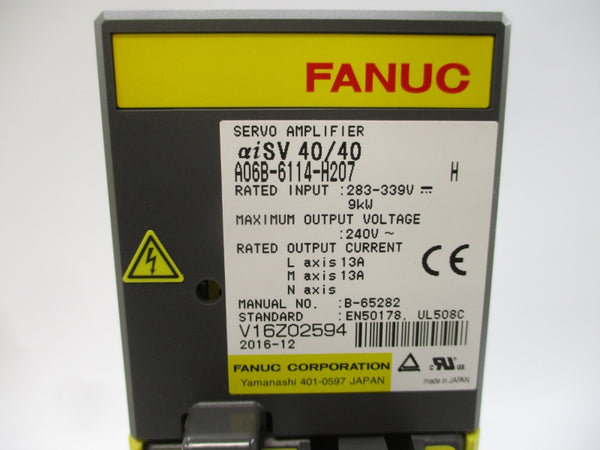 FANUC A06B-6114-H207 283-339V 13A NSMP