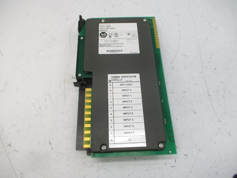 ALLEN BRADLEY 1771-IA SER. C 120VAC/DC NSMP