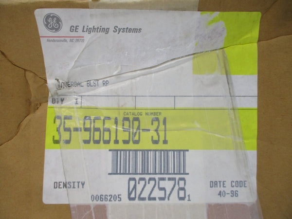 GENERAL ELECTRIC 35-966190-31 NSMP