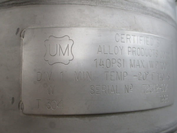 ALLOY PRODUCTS W T304 140PSI NSMP