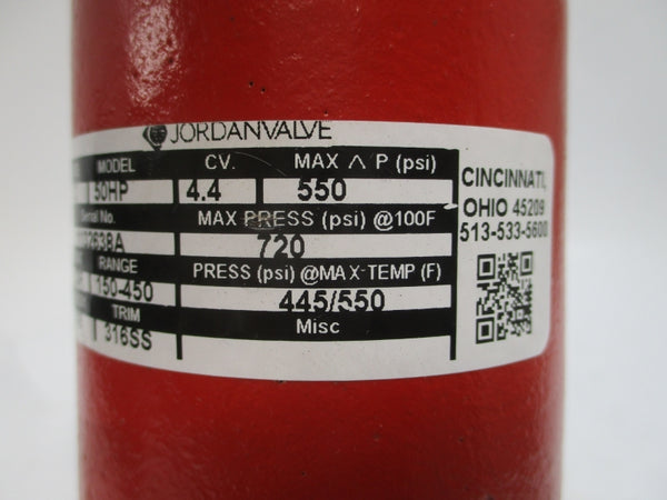 JORDAN VALVE 50HP 445/550PSI 1/2" NSNP