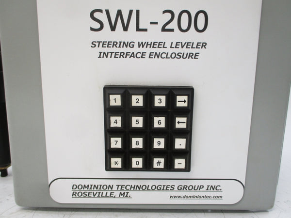 DOMINION TECHNOLOGIES SWL-200 STEERING WHEEL LEVELER 120V 5.0A NSNP
