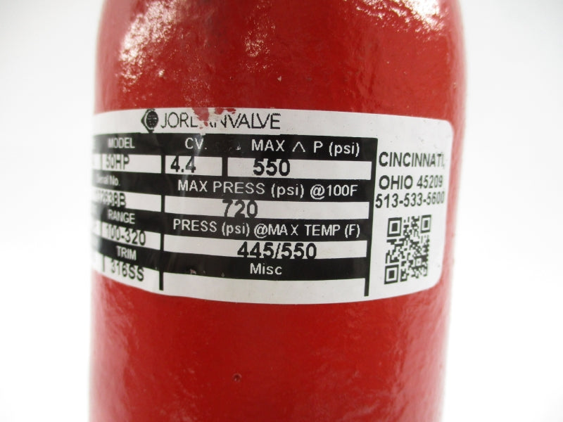 JORDAN VALVE 50HP 445/550PSI 3/4" NSNP