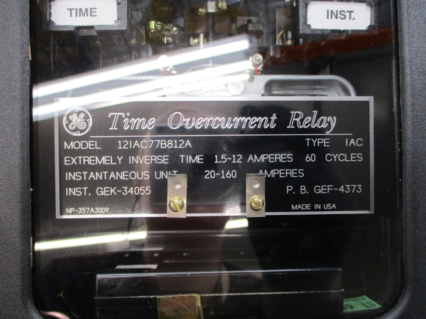 GENERAL ELECTRIC MULTILIN 12IAC77B812A IAC77B812A 20-160A NSMP