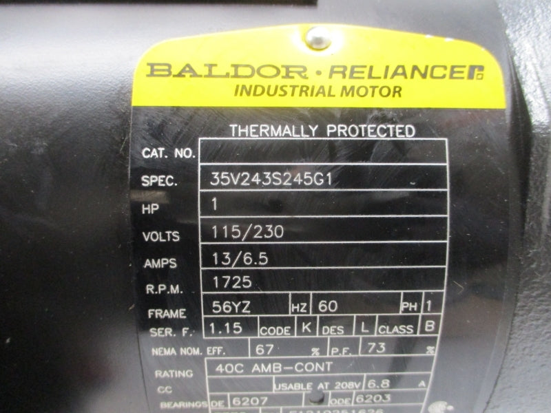 BALDOR 35V243S245G1 115/230V 13/6.5A NSNP