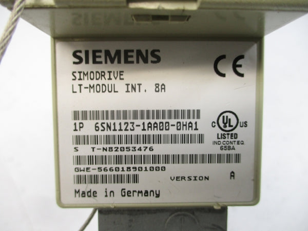 SIEMENS 6SN1123-1AA00-0HA1 8A UNMP