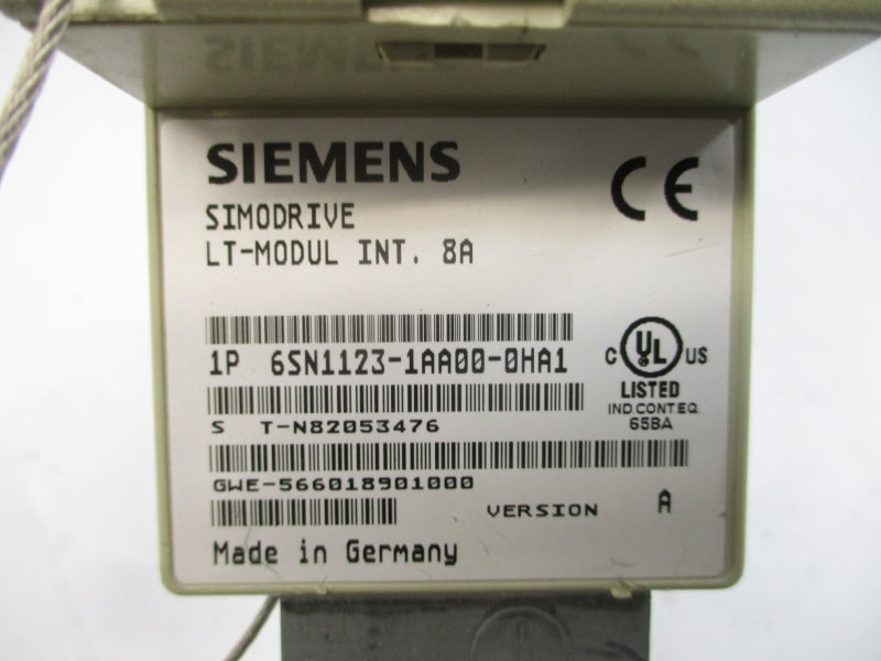 SIEMENS 6SN1123-1AA00-0HA1 8A UNMP