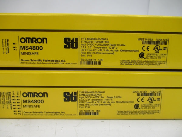 OMRON MS4800S-30-0960 70230-1235 24VDC NSMP