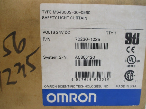 OMRON MS4800S-30-0960 70230-1235 24VDC NSMP