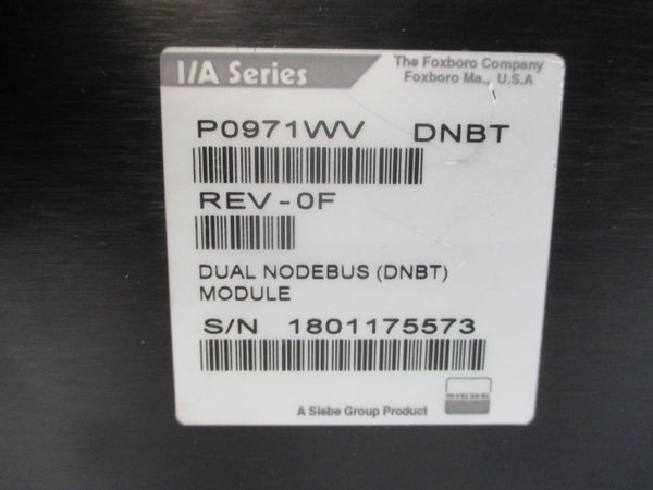 FOXBORO P0971WV REV. 0F NSNP