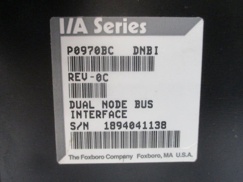 FOXBORO P0970BC REV. 0C NSNP