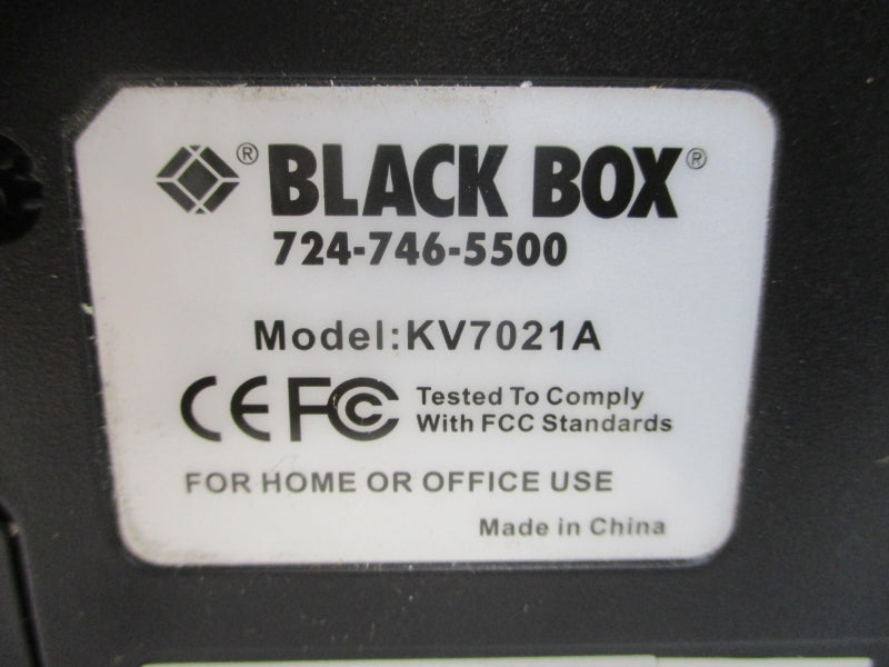 BLACK BOX KV7021A 9VDC NSMP
